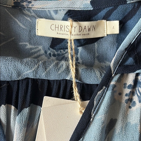 Christy Dawn Floral Blue Dawn Dress - Picture 2 of 4